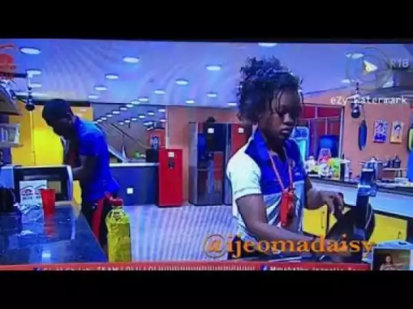 Video: BB Naija - Cee C And Tobi In The Kitchen
